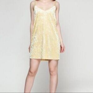 ~ZARA Crushed Velvet Slip Dress, NWT